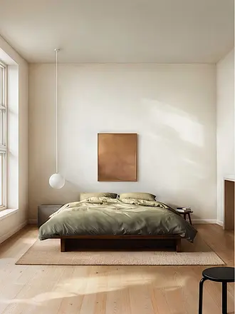 MARC O'POLO HOME | Satin-Bettwäsche JORN 70x90cm/140x200cm Anthracite | gelb